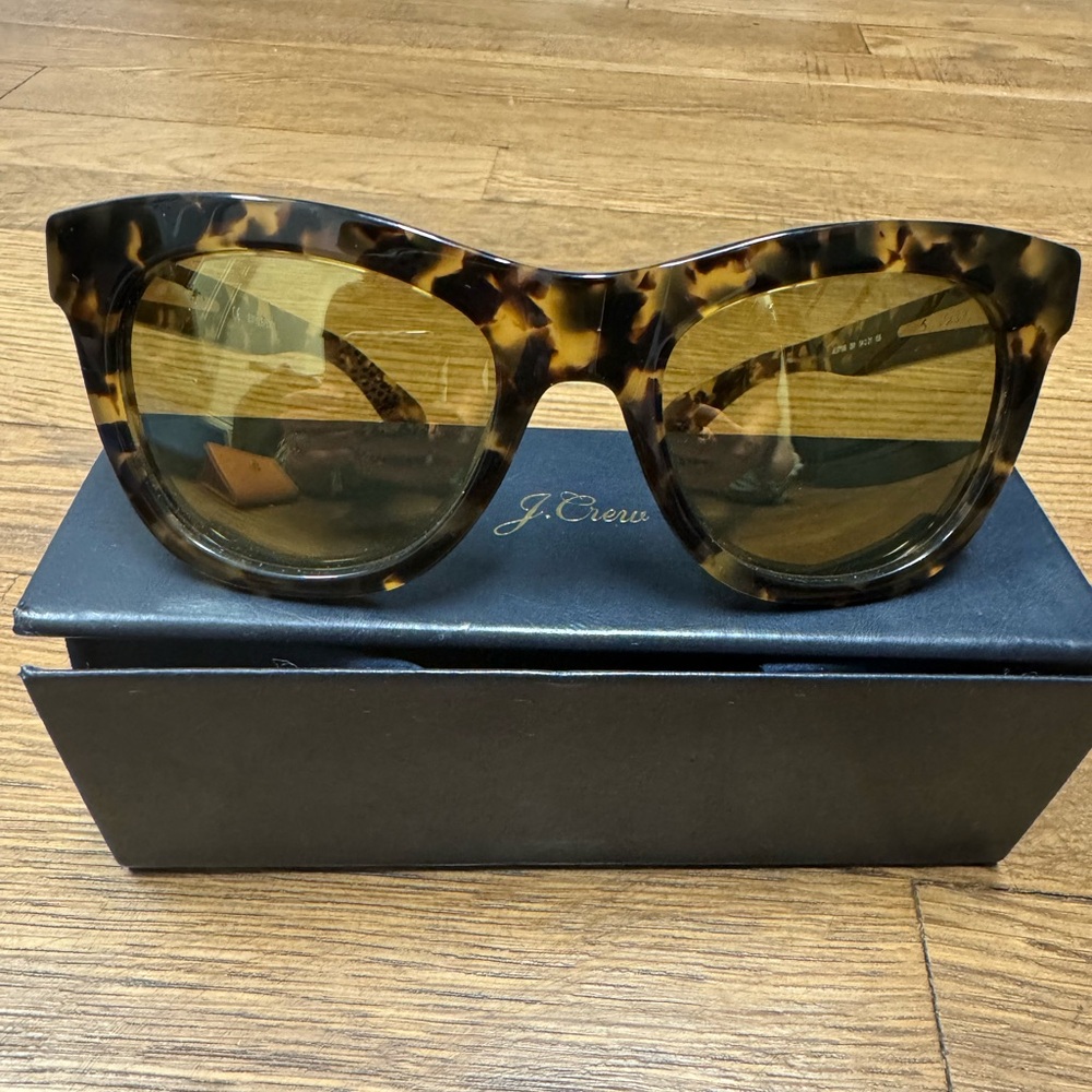 J. Crew Sunglasses w/ Case, EUC